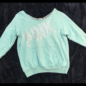 Off the shoulder sweatshirt